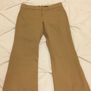 Camel colored Express Editor dress pants